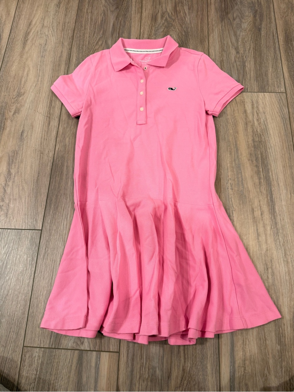 Vineyard Vines Girls' Pink Polo Tennis Dress